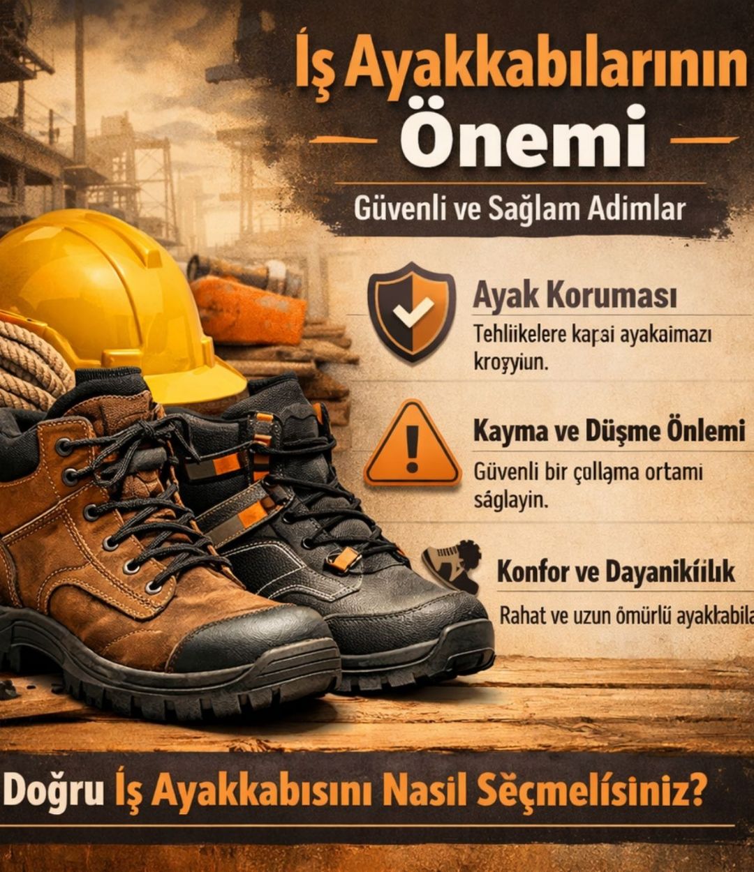 iş Ayakkabıların Hayatımızdaki Önemi